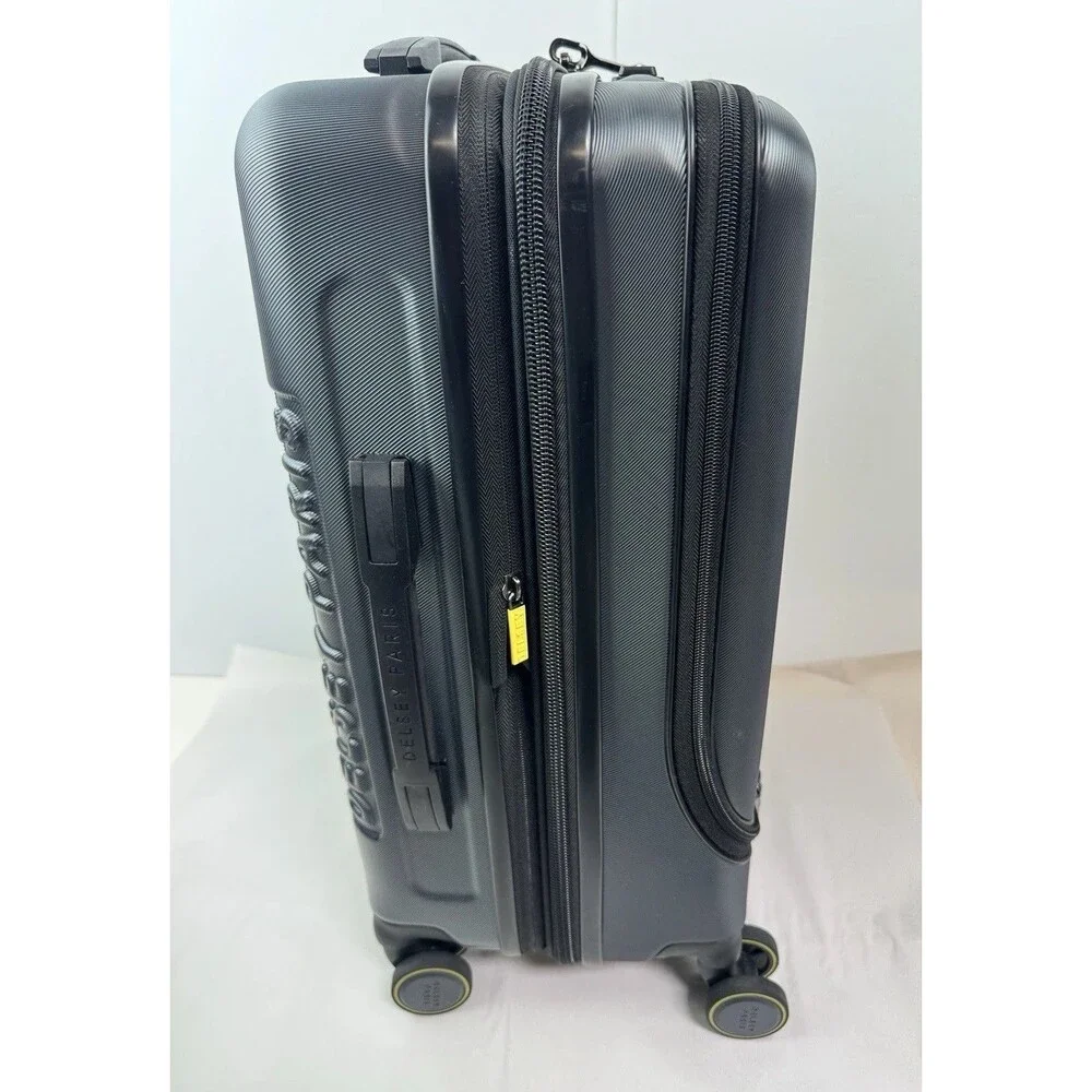 Delsey Paris Shadow 6.0 Carry-on Front Pocket Spinner Suitcase Luggage